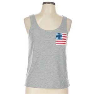 American Flag Pocket Tank Fifth Sun - Indie/Patriotic/Americana Summer SZ XL